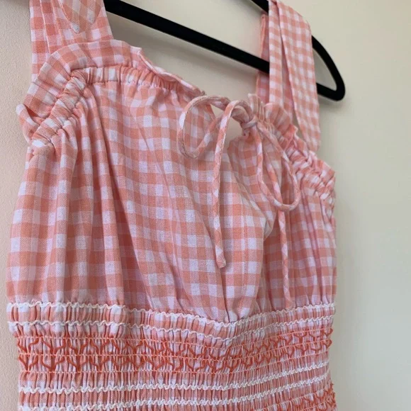 The Fifth Label Pink Gingham Dress - Picture 4 of 7
